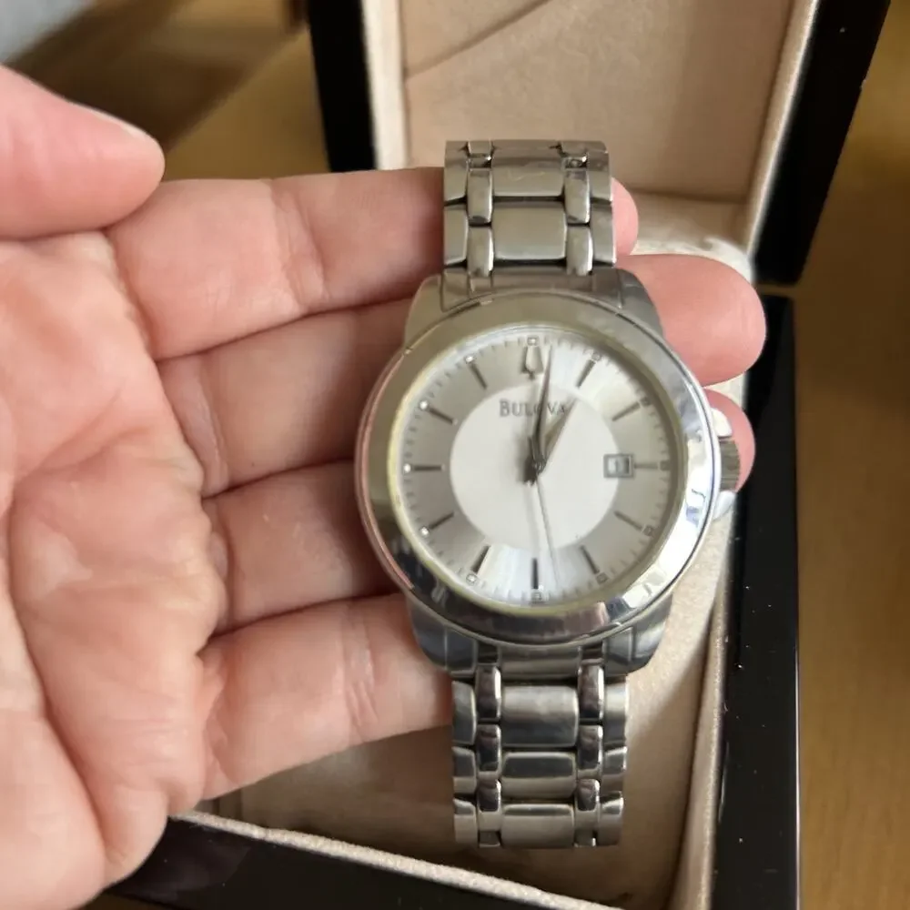 Bulova Men’s Classic Stainless Steel Watch C837512